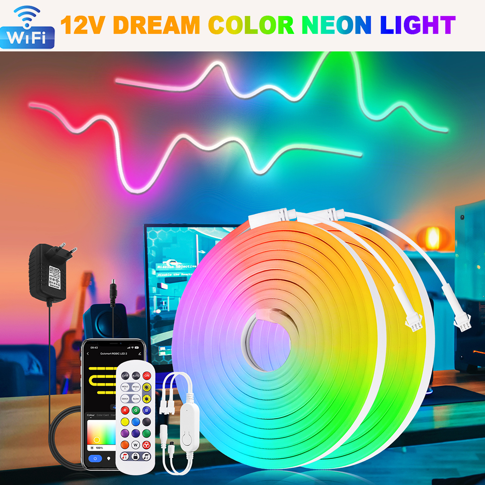 Decor Lighting Uk - WiFi Smart RGB Neon LED Strip