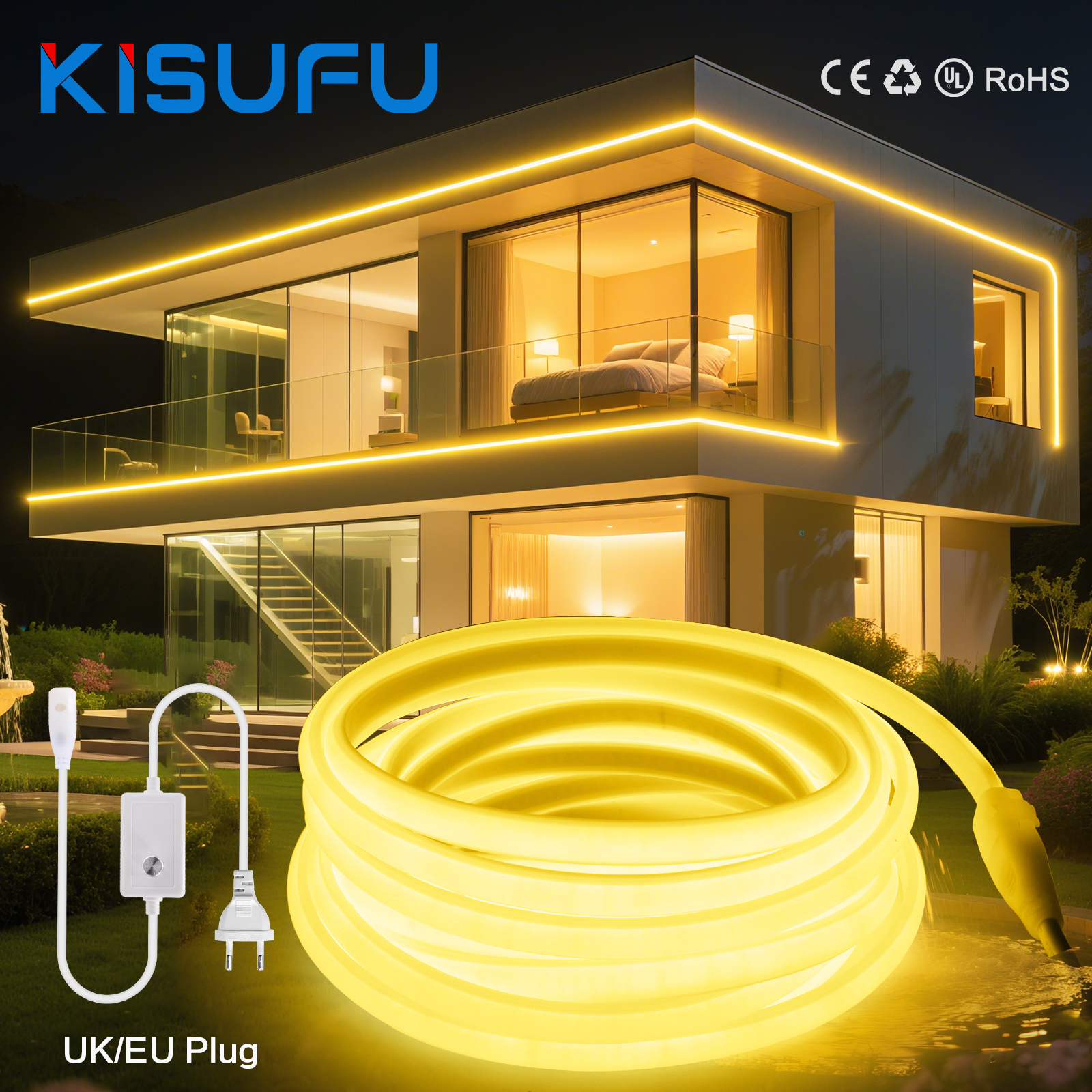 Decor Lighting Uk - Dimmable 220V 230V COB LED Neon