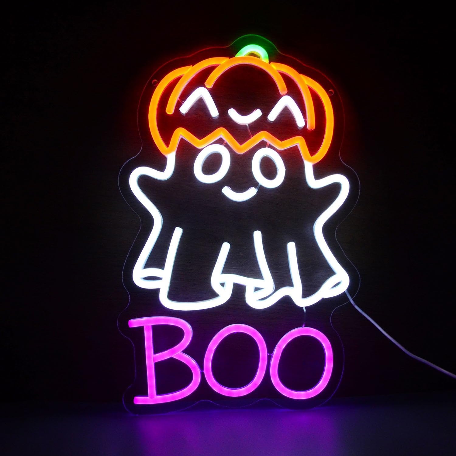 Cute Ghost Pumpkin Hat BOO LED – Home Decor Lighting Tricks recenzja i cena