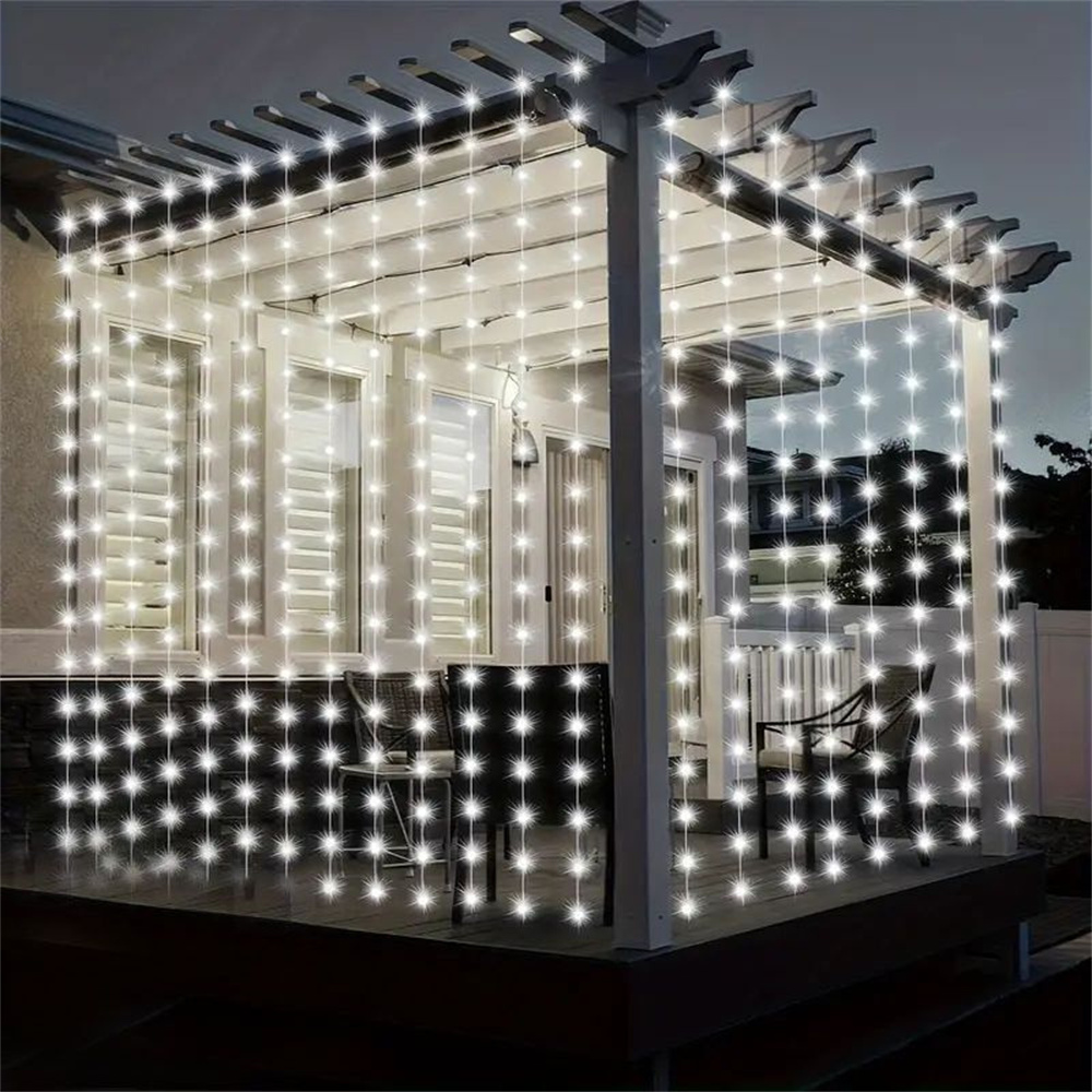 1pc 6x3/3x3/3x2/3x1m LED Curta – Fairy Light Curtain recenzja i cena