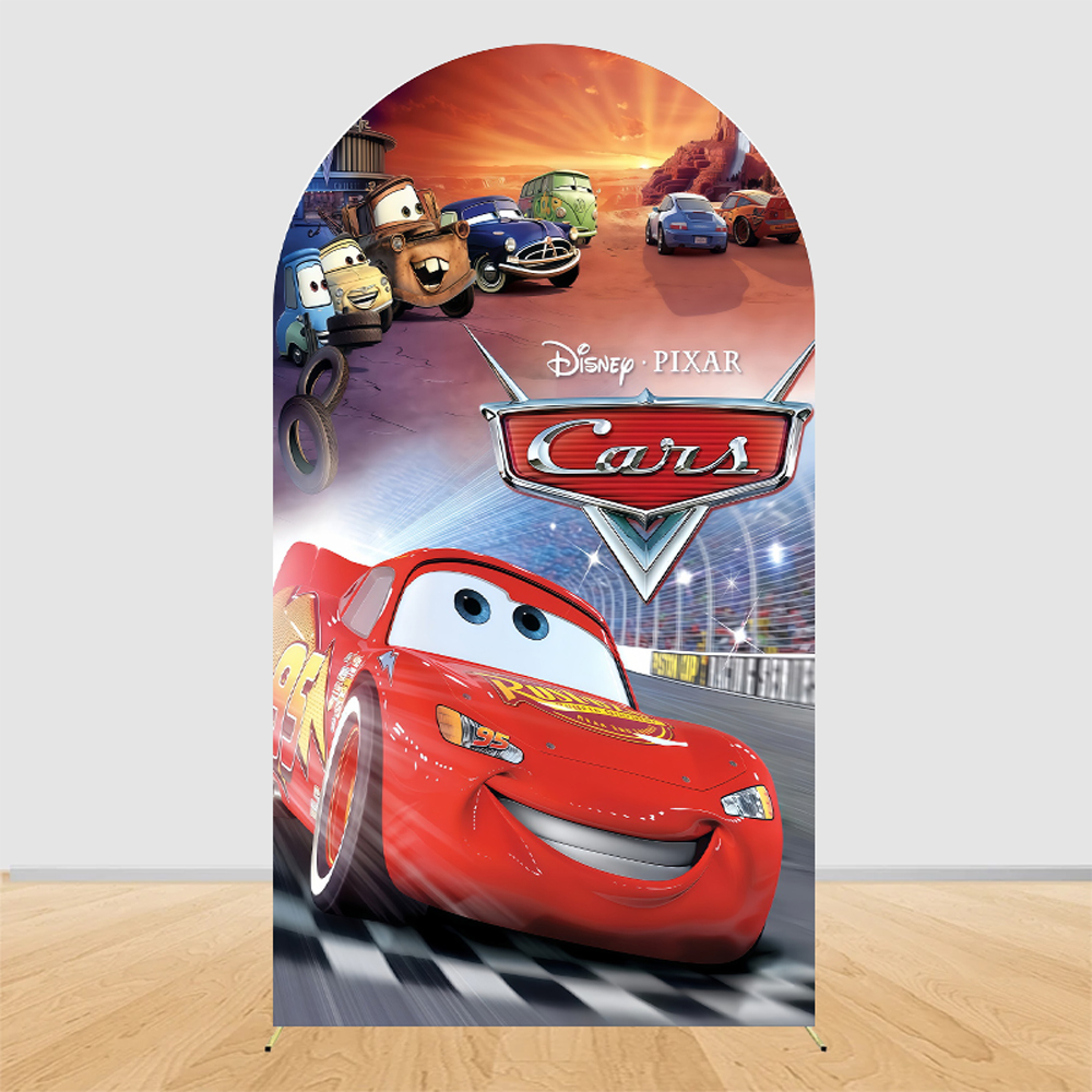 Lightning McQueen Racing Arch  – Lighting Mcqueen Birthday Decor recenzja i cena