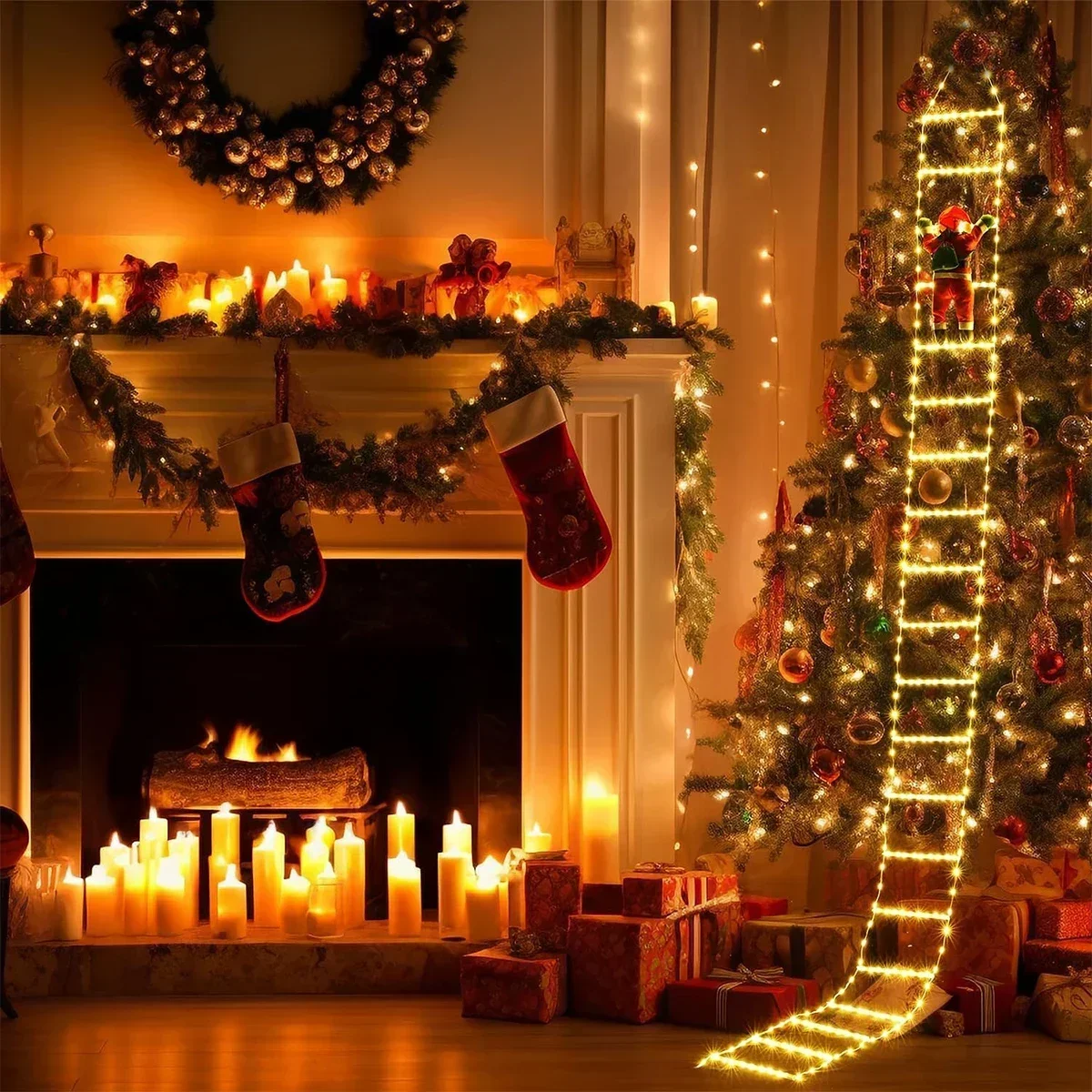 LED Ladder Light for Santa Cla – Home Decor Lighting Tree recenzja i cena