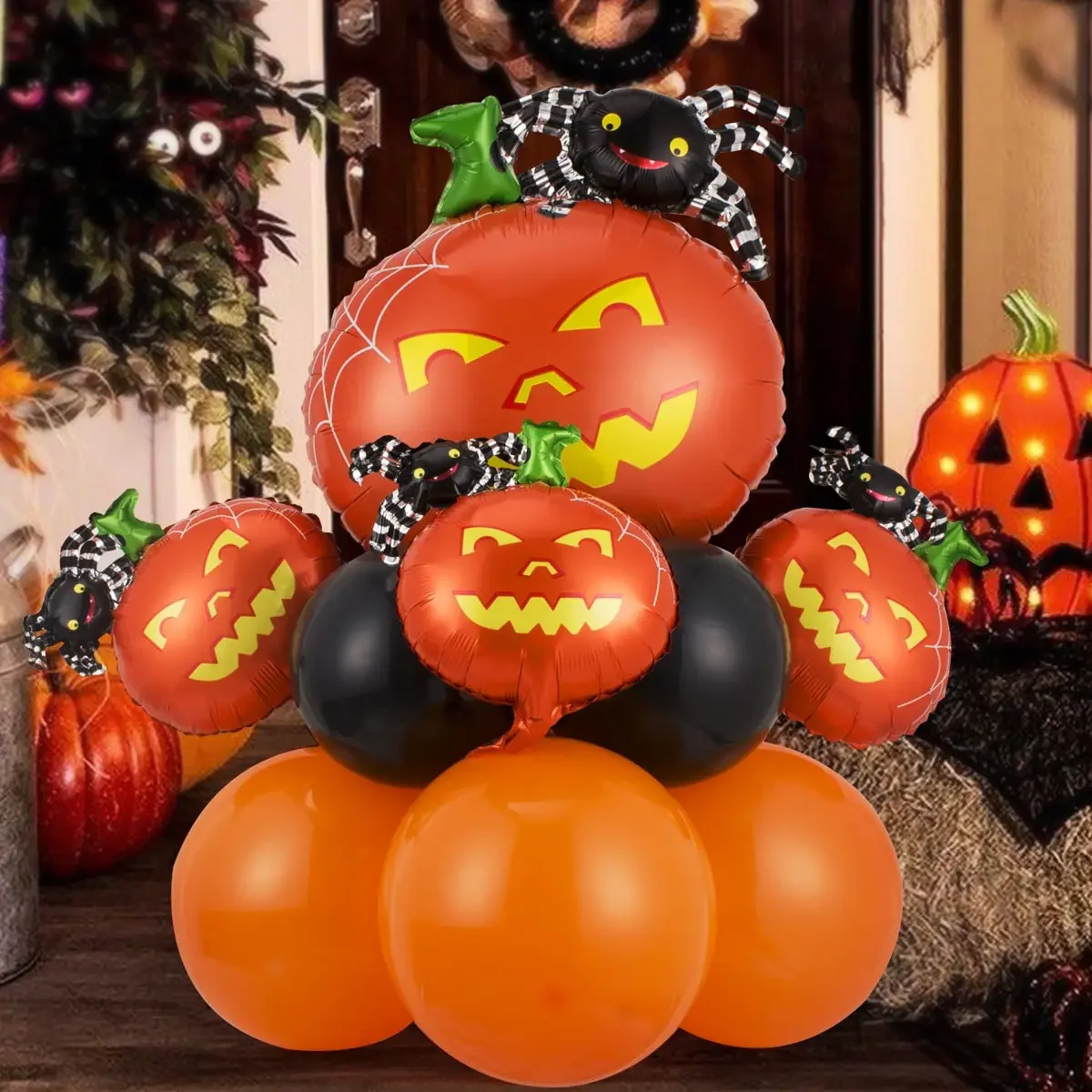 12/13pcs Happy Halloween Ballo – Orange Lighting Decor recenzja i cena