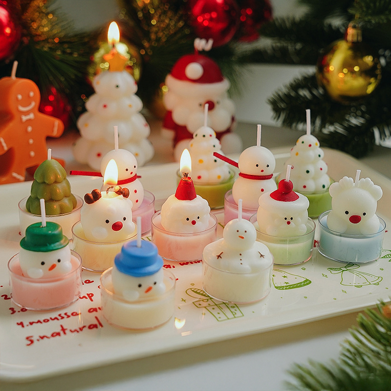 Christmas Tree Tea Candle Snow – Lighting Decor Photos recenzja i cena