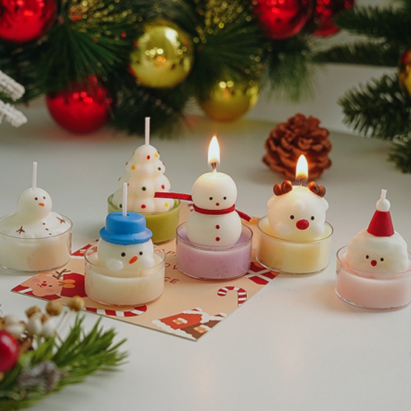 Christmas Tree Tea Candle Snow – Lighting Decor Photos recenzja i cena