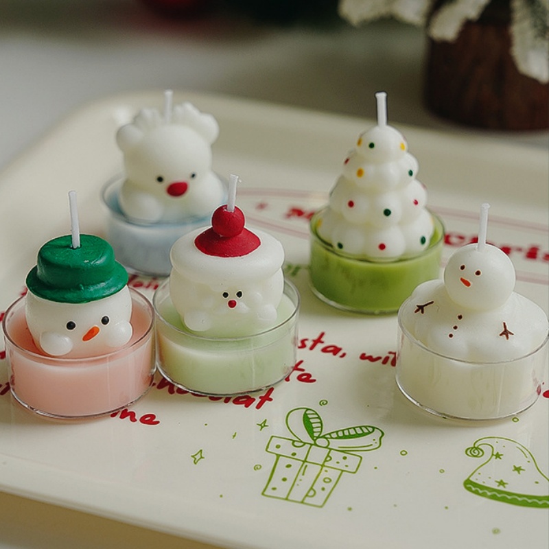Christmas Tree Tea Candle Snow – Lighting Decor Photos recenzja i cena