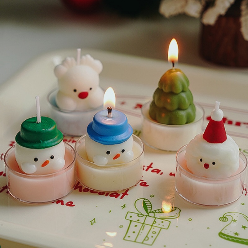 Christmas Tree Tea Candle Snow – Lighting Decor Photos recenzja i cena