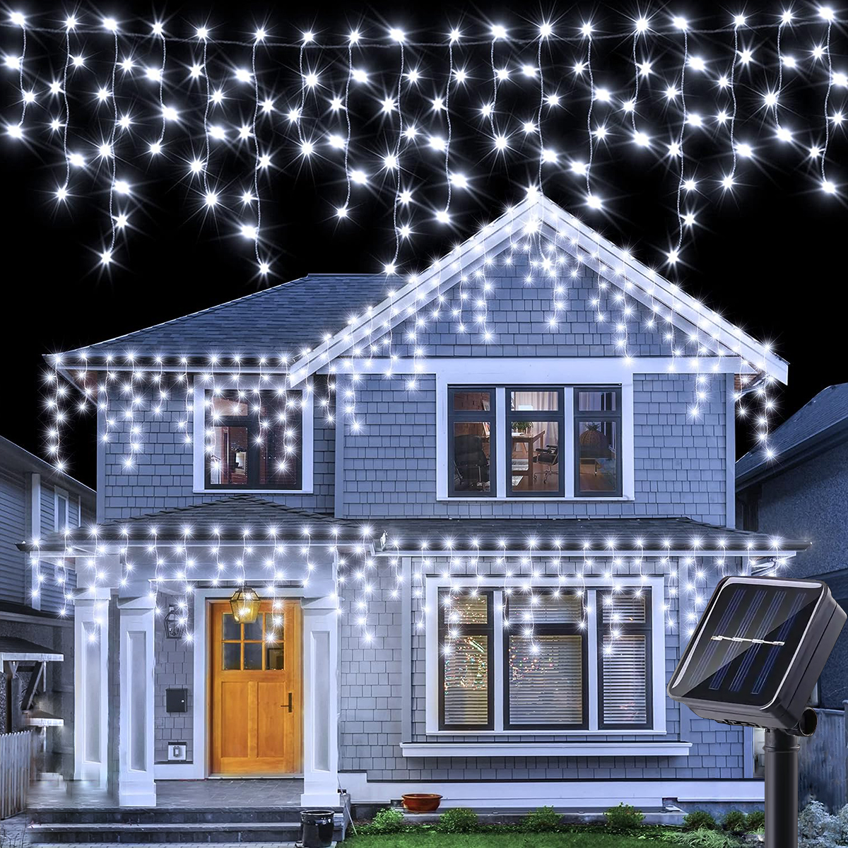 LED Solar String Lights Waterf – Fairy Light Curtain recenzja i cena