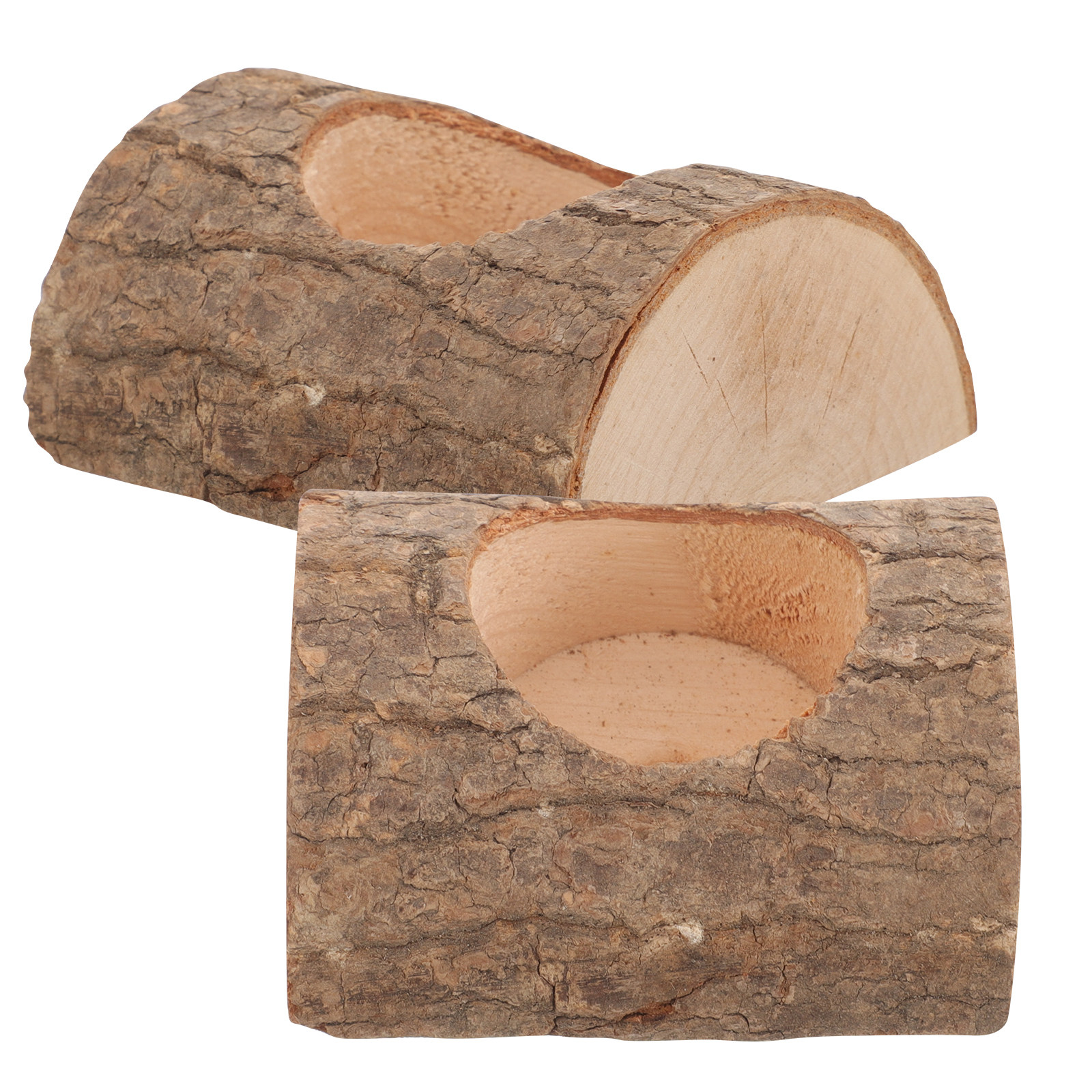2Pcs Tree Bark Wood Holder Sol – Home Decor Lighting Tree recenzja i cena