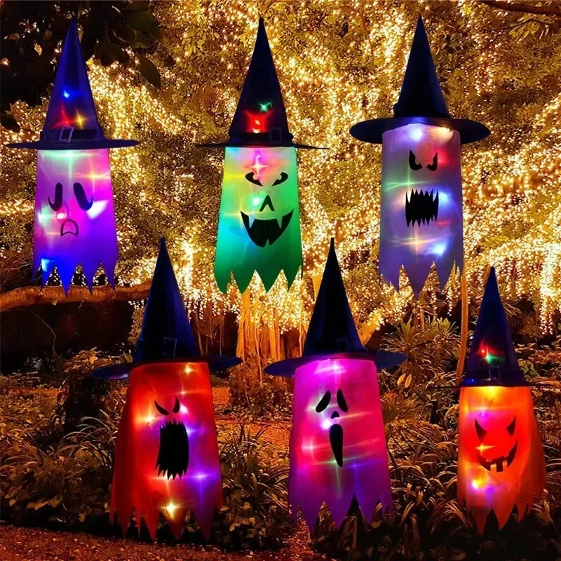 Halloween Hanging Glowing Ghos – Home Decor Lighting Tree recenzja i cena