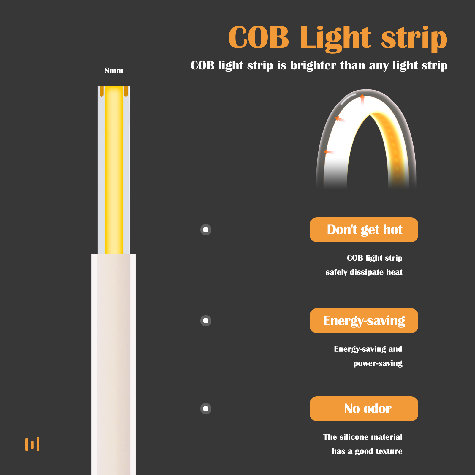220V COB LED Strip Lights 288L – Decor Lighting Uk recenzja i cena