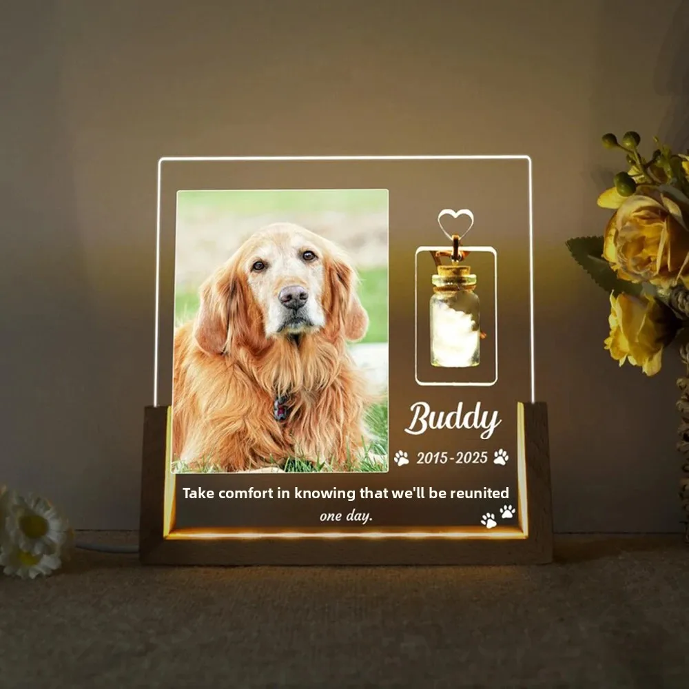 Custom Pet Memorial Night Ligh – Lighting Decor Photos recenzja i cena
