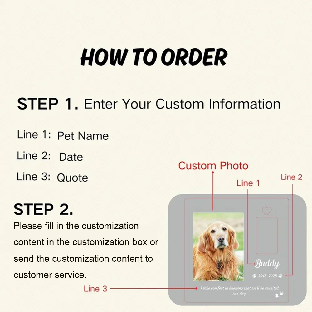 Custom Pet Memorial Night Ligh – Lighting Decor Photos recenzja i cena