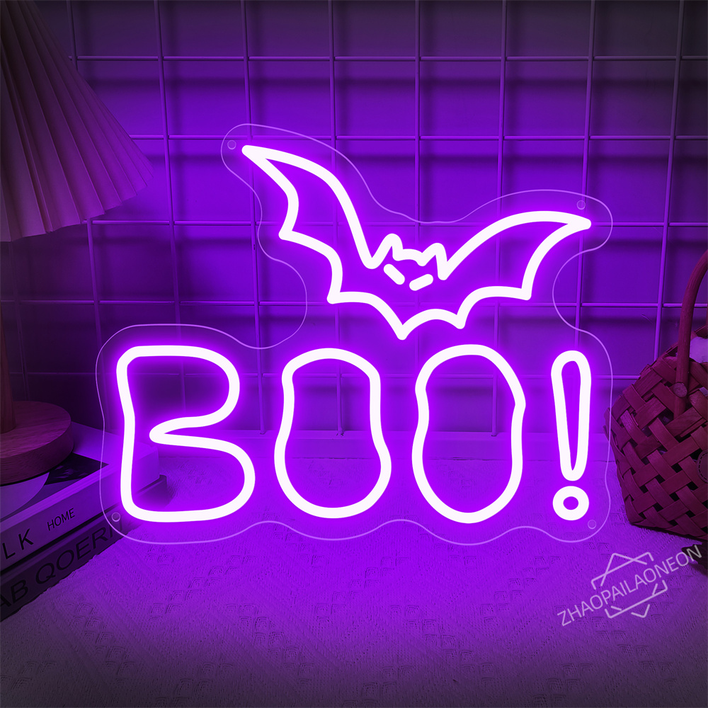 BOO LED Neon Sign Halloween Li – Home Decor Lighting Tricks recenzja i cena