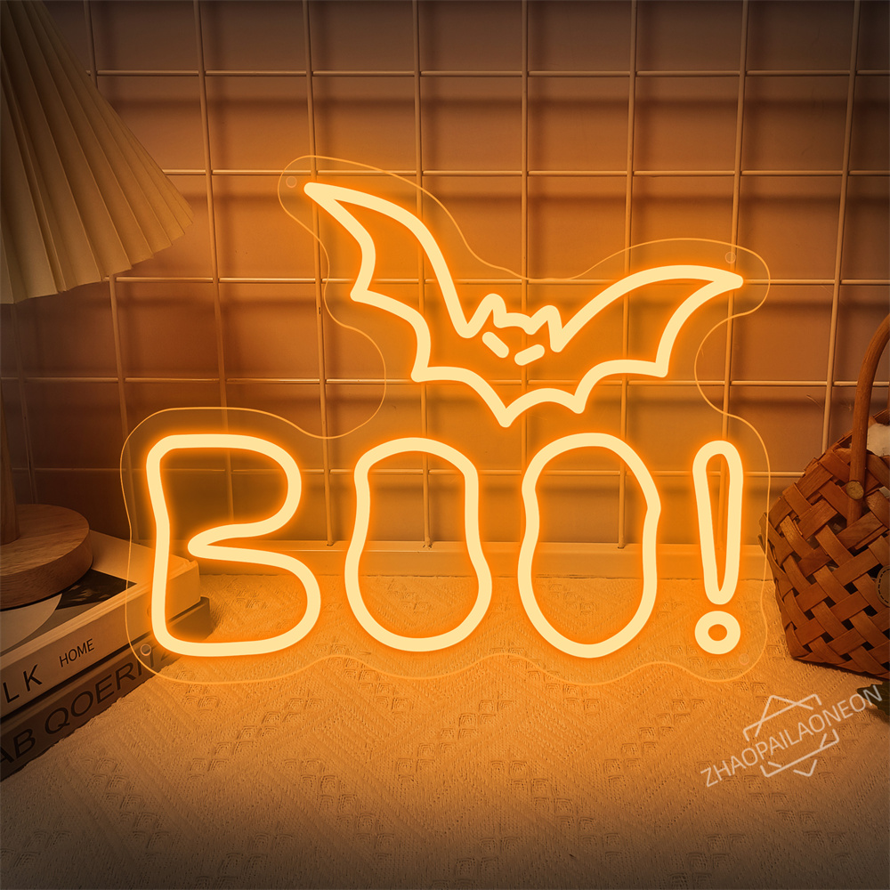 BOO LED Neon Sign Halloween Li – Home Decor Lighting Tricks recenzja i cena