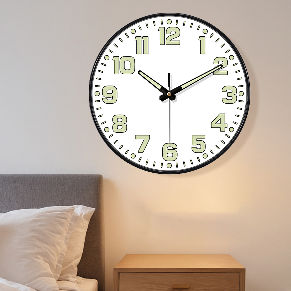 Luminous Wall Clock Light In D – Lighting Home Decor Wall Clocks recenzja i cena