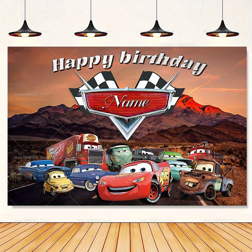 Customizable Disney Lightning  – Lighting Mcqueen Birthday Decor recenzja i cena
