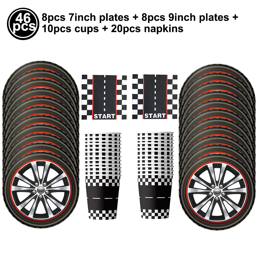 Racing Birthday Decorations Ro – Lighting Mcqueen Birthday Decor recenzja i cena