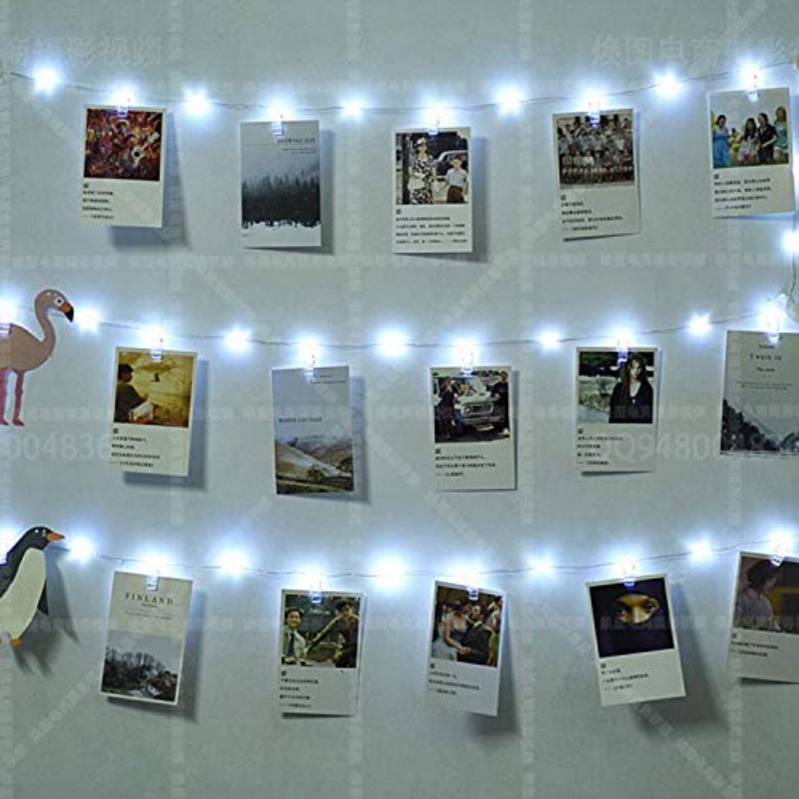 50 LEDs 20 Photo Clips String  – Lighting Decor Photos recenzja i cena