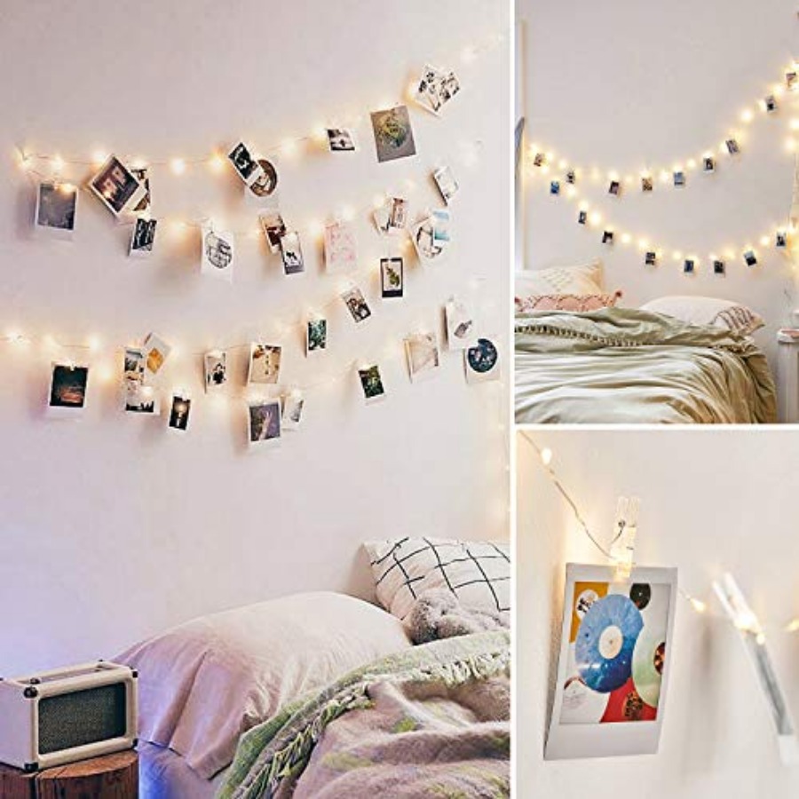 50 LEDs 20 Photo Clips String  – Lighting Decor Photos recenzja i cena