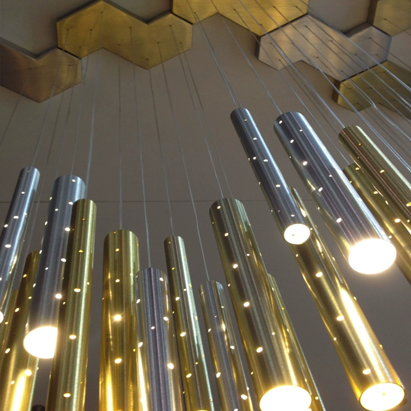 Modern luxury gold/silver LED  – Decor Lighting Sg recenzja i cena