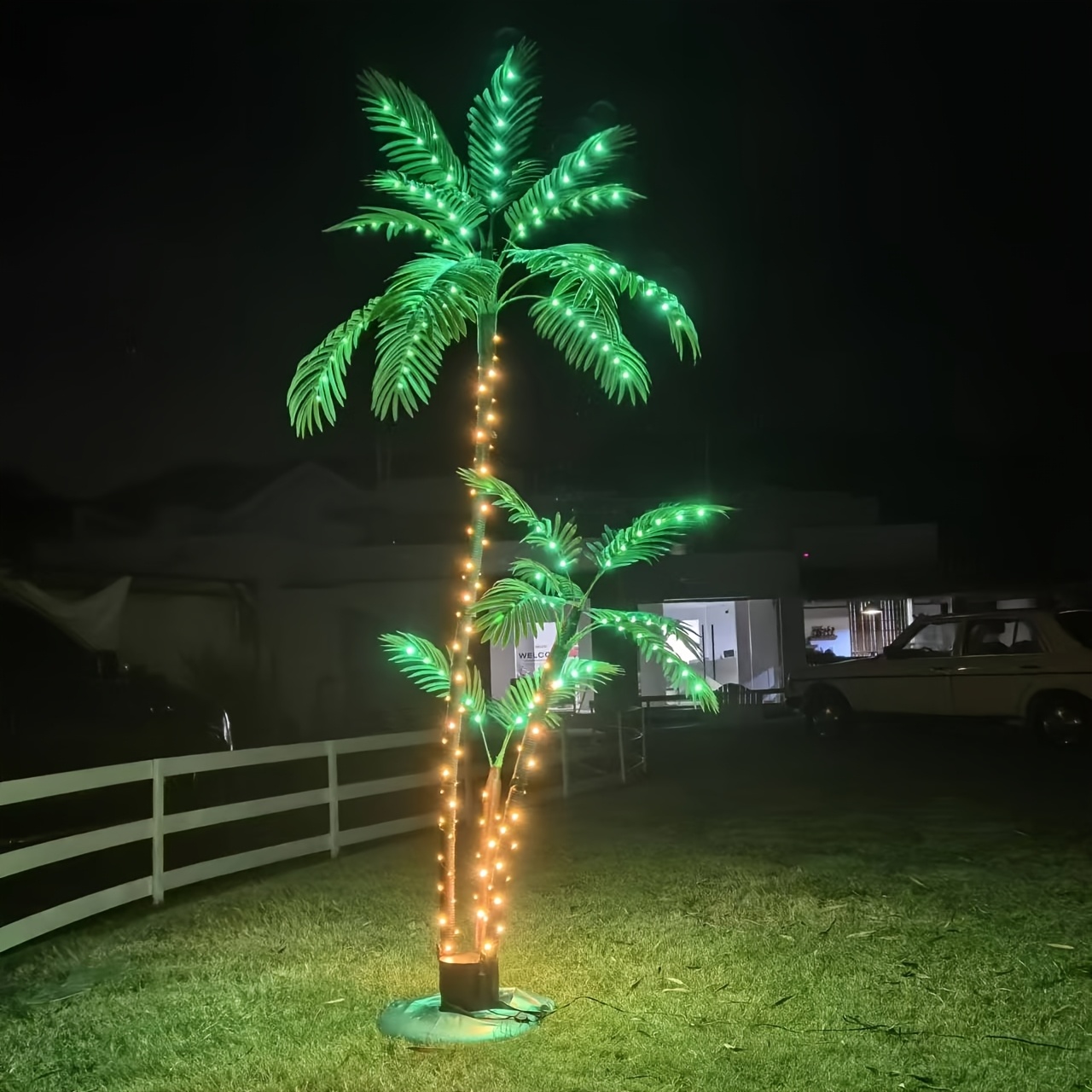 7ft Solar Lighted Artificial P – Home Decor Lighting Tree recenzja i cena