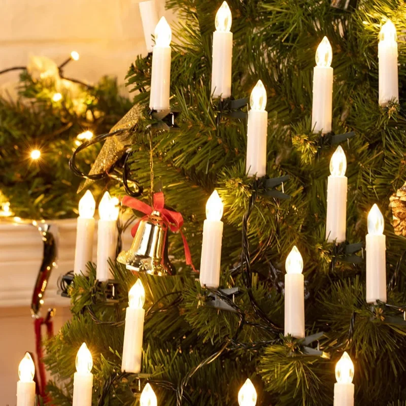 Flameless Taper Candle Lights  – Home Decor Lighting Tree recenzja i cena