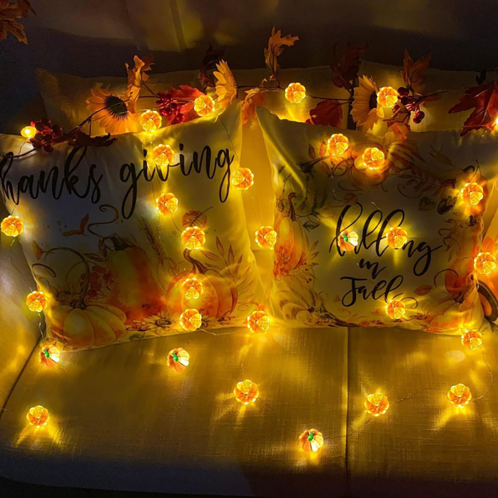 Halloween Pumpkin Light String – Home Decor Lighting Tricks recenzja i cena