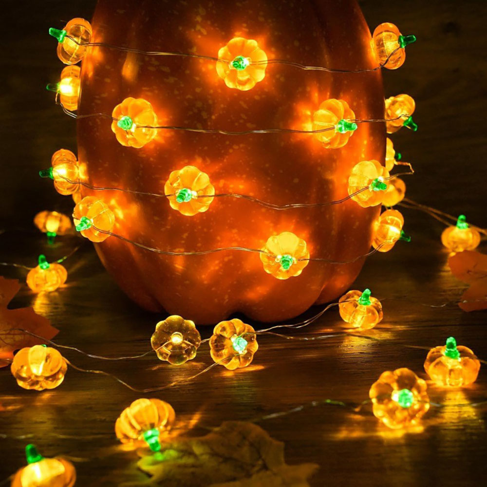 Halloween Pumpkin Light String – Home Decor Lighting Tricks recenzja i cena