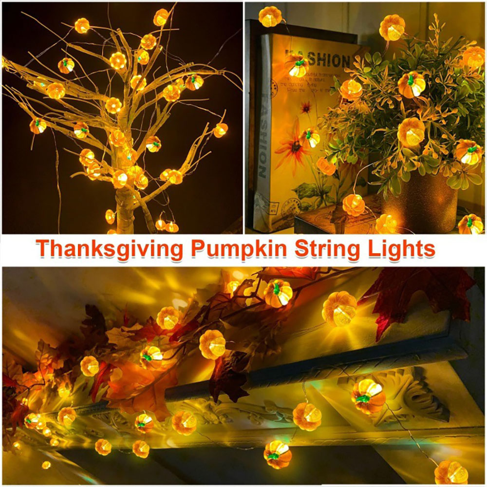 Halloween Pumpkin Light String – Home Decor Lighting Tricks recenzja i cena