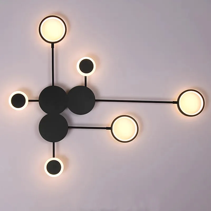 Modern Led Wall Sconce Light f – Lighting Home Decor Wall Clocks recenzja i cena