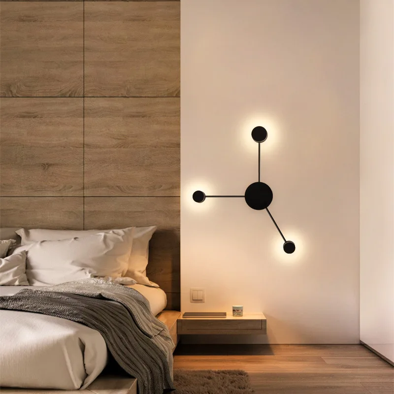 Modern Led Wall Sconce Light f – Lighting Home Decor Wall Clocks recenzja i cena