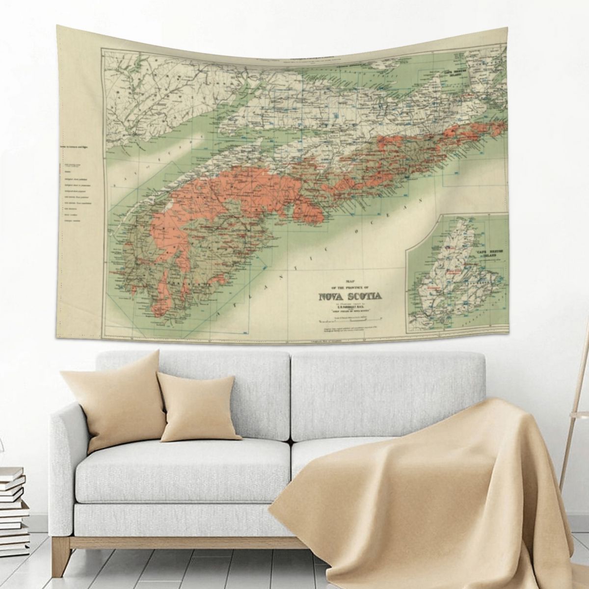 Vintage Geological Map of Nova – Nova Decor & Lighting Juletrelys recenzja i cena
