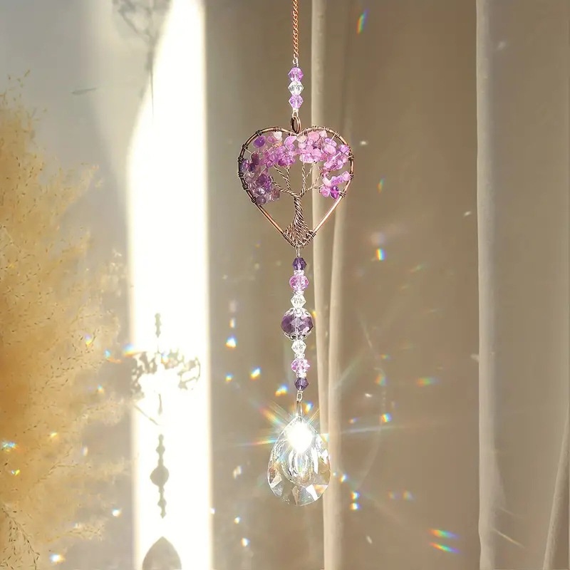 Crystal Wind Chime Pendant Win – Home Decor Lighting Tree recenzja i cena