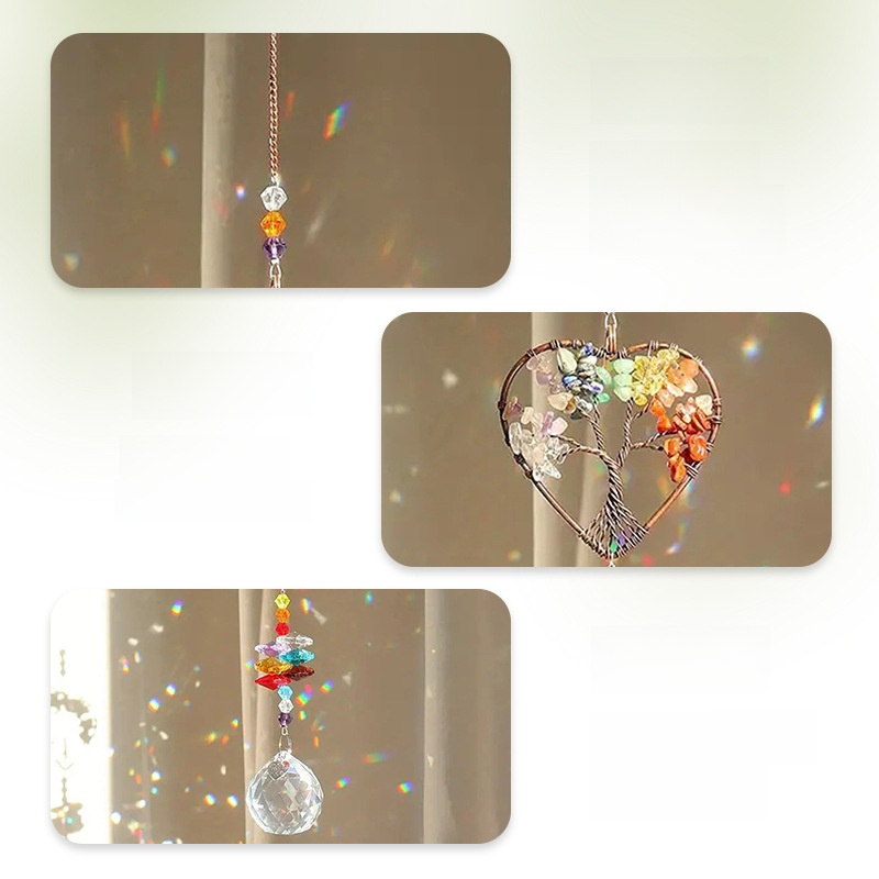 Crystal Wind Chime Pendant Win – Home Decor Lighting Tree recenzja i cena