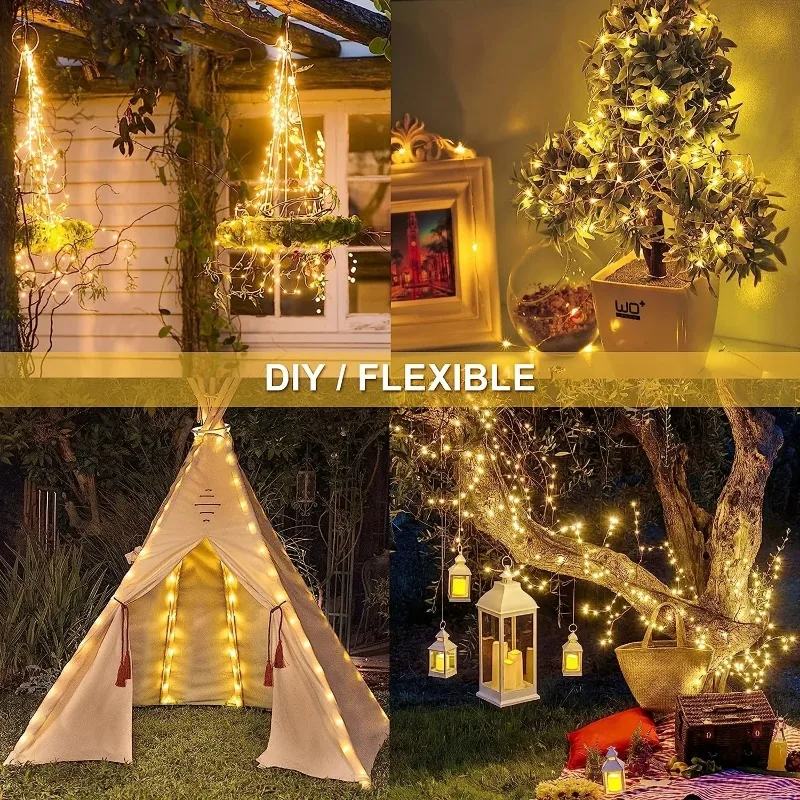 Solar LED Fairy Lights, 50-300 – Home Decor Lighting Tree recenzja i cena