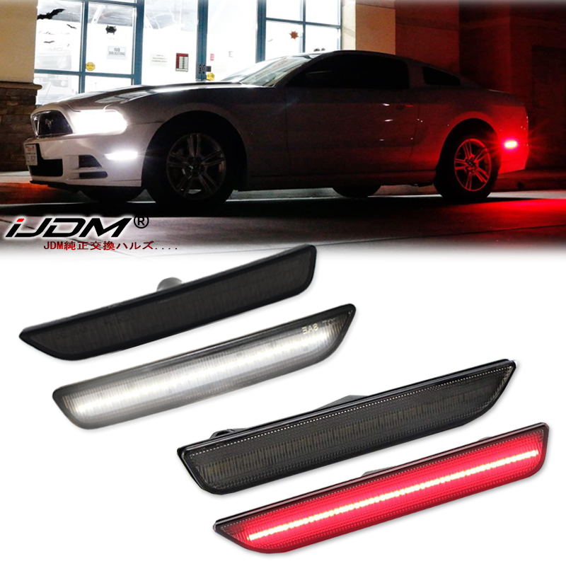 2pcs Car Front Rear Bumper Sid – Orange Lighting Decor recenzja i cena