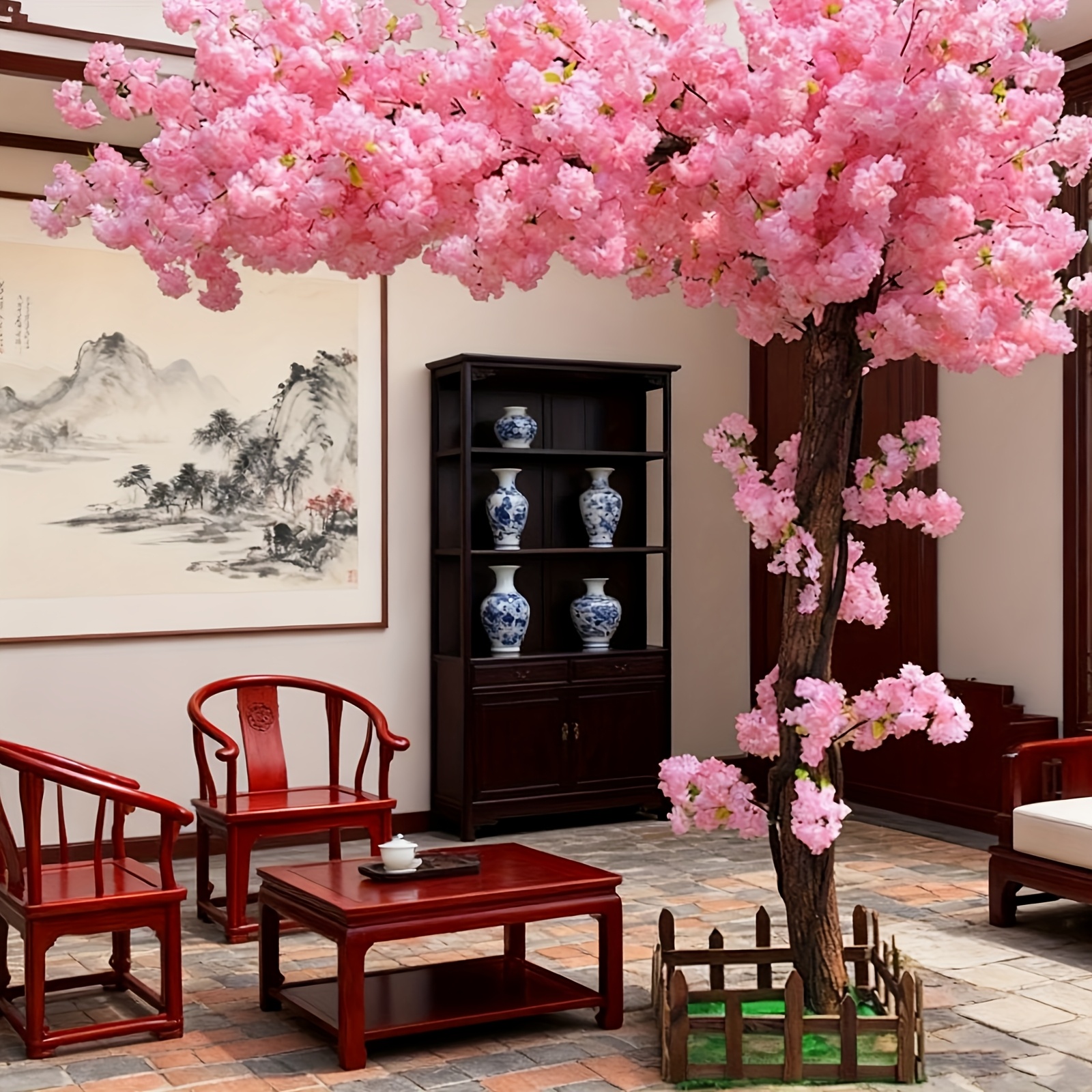 Artificial Cherry Blossom Tree – Home Decor Lighting Tree recenzja i cena