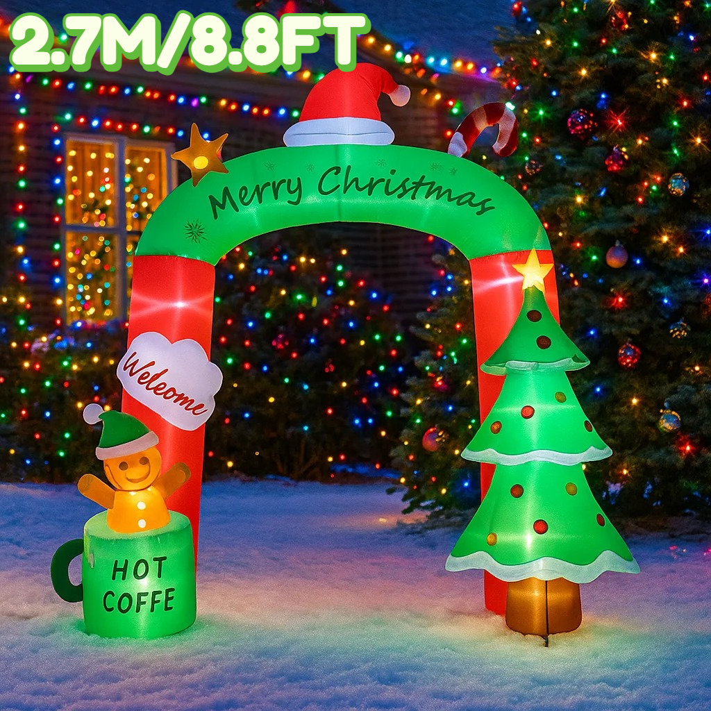 2.7M/8.8FT Inflatable Christma – Home Decor Lighting Tree recenzja i cena