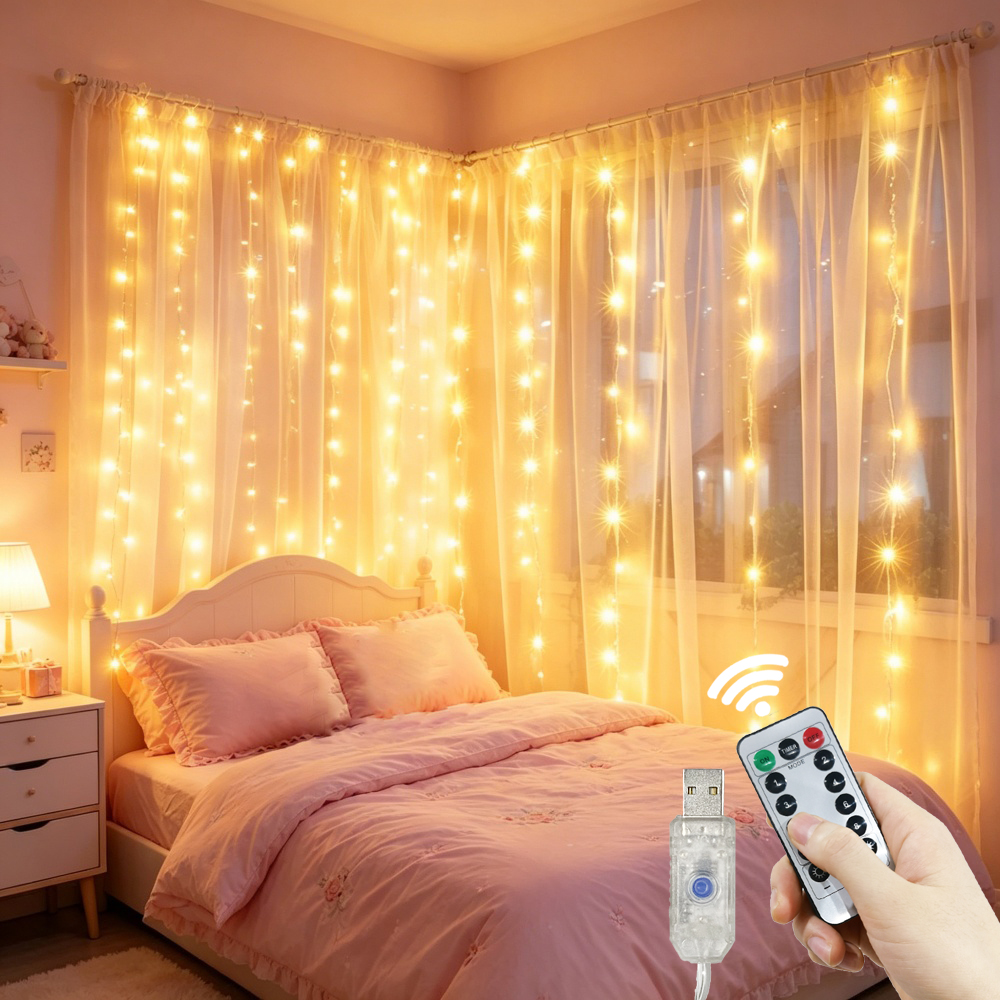 LED Curtain String Lights Garl – Fairy Light Curtain recenzja i cena