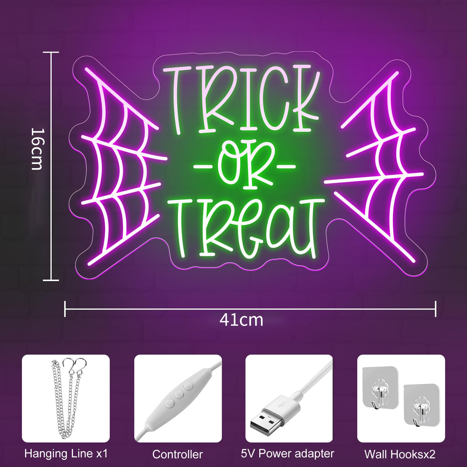 Trick or Treat Bat LED Neon Si – Home Decor Lighting Tricks recenzja i cena