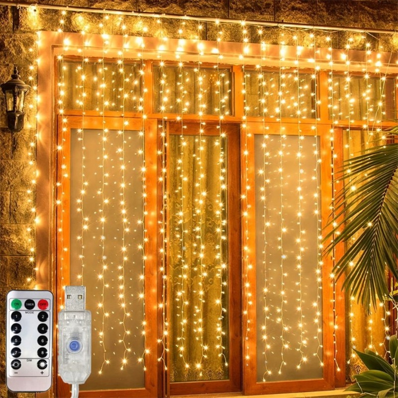 3/4/6m LED Curtain String Ligh – Fairy Light Curtain recenzja i cena