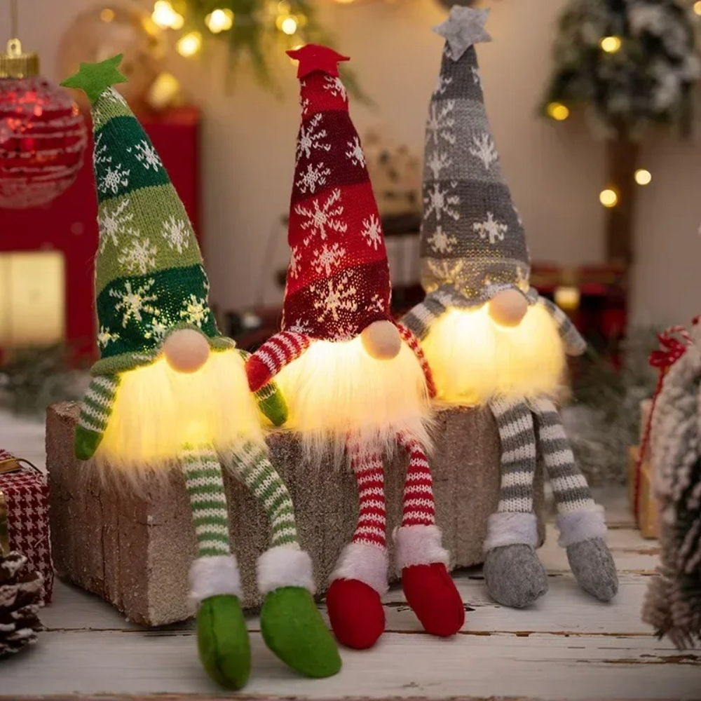 Christmas Faceless Doll Gnome  – Home Decor Lighting Tree recenzja i cena