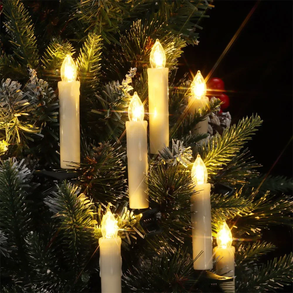 Flameless Taper Christmas Cand – Home Decor Lighting Tree recenzja i cena