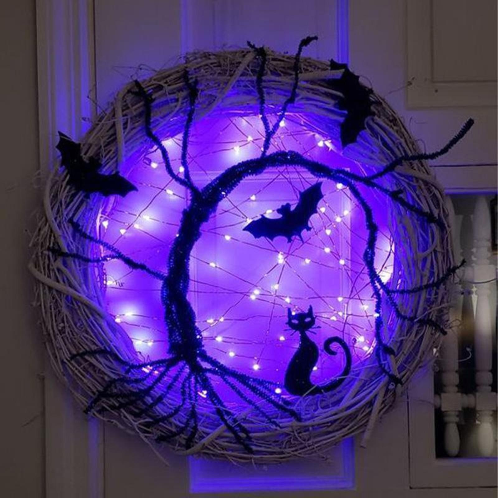 Halloween Wreath Lighted Wreat – Lighting Decor Photos recenzja i cena