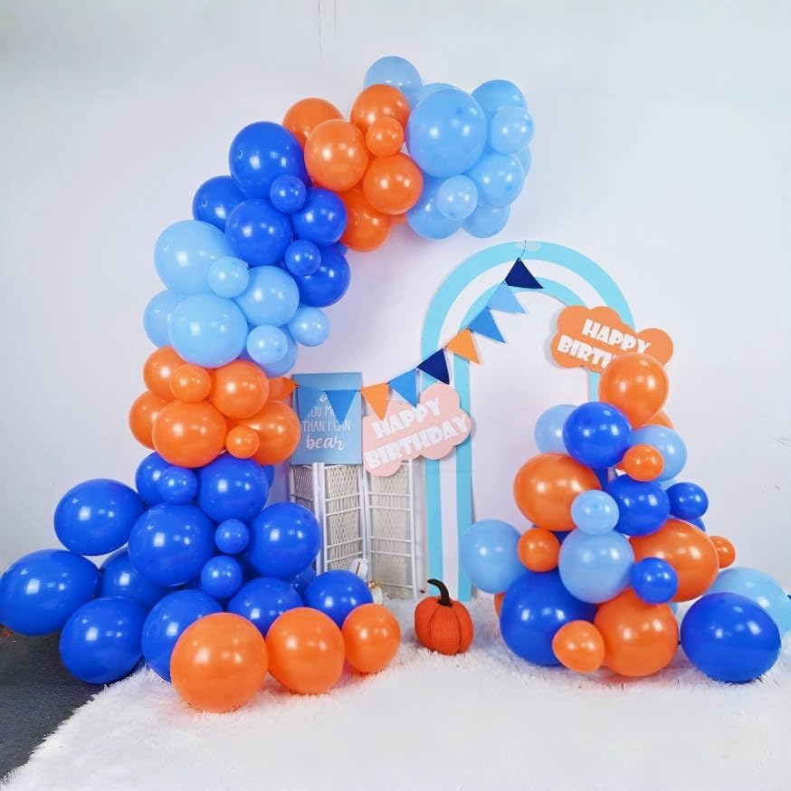 Orange Blue Balloon Arch Holid – Orange Lighting Decor recenzja i cena