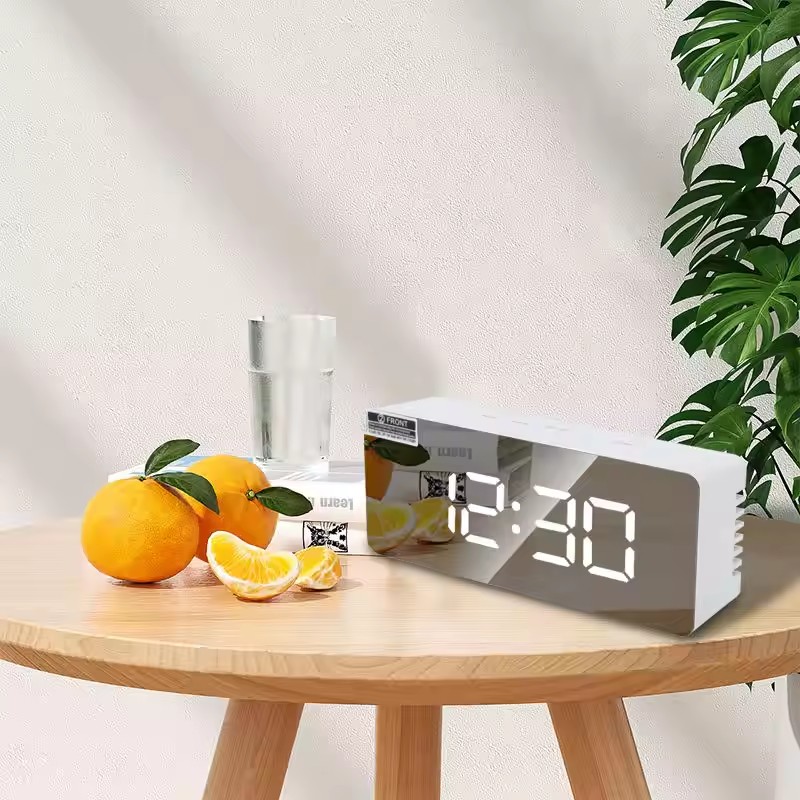 1Pc White Digital Clock LED Mi – Lighting Home Decor Wall Clocks recenzja i cena