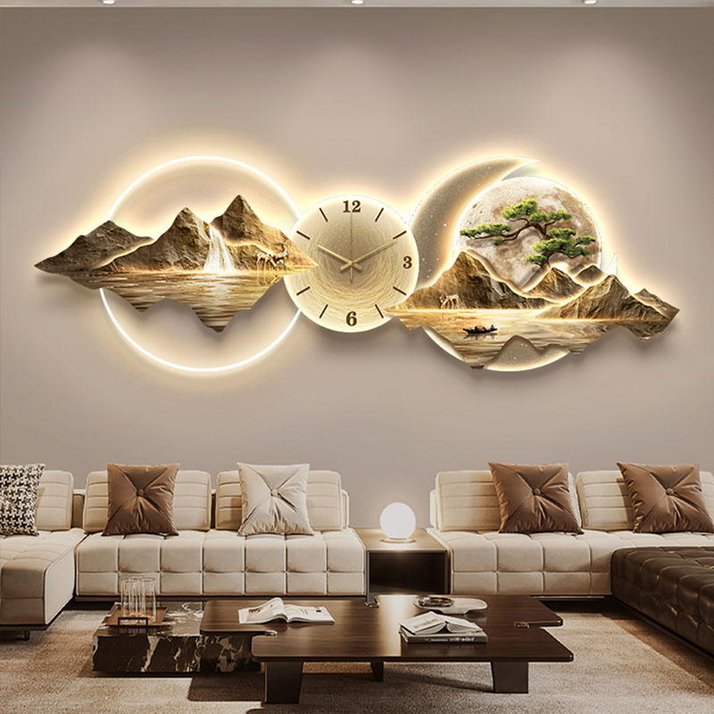 Living Room Wall Clocks Art Mu – Lighting Home Decor Wall Clocks recenzja i cena