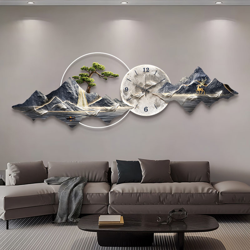 Living Room Wall Clocks Art Mu – Lighting Home Decor Wall Clocks recenzja i cena