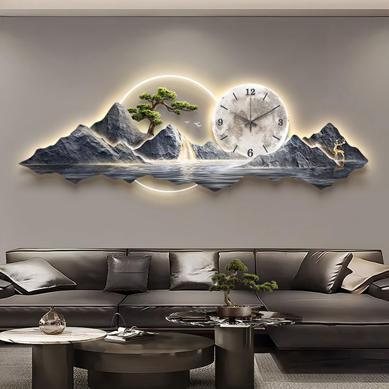 Living Room Wall Clocks Art Mu – Lighting Home Decor Wall Clocks recenzja i cena
